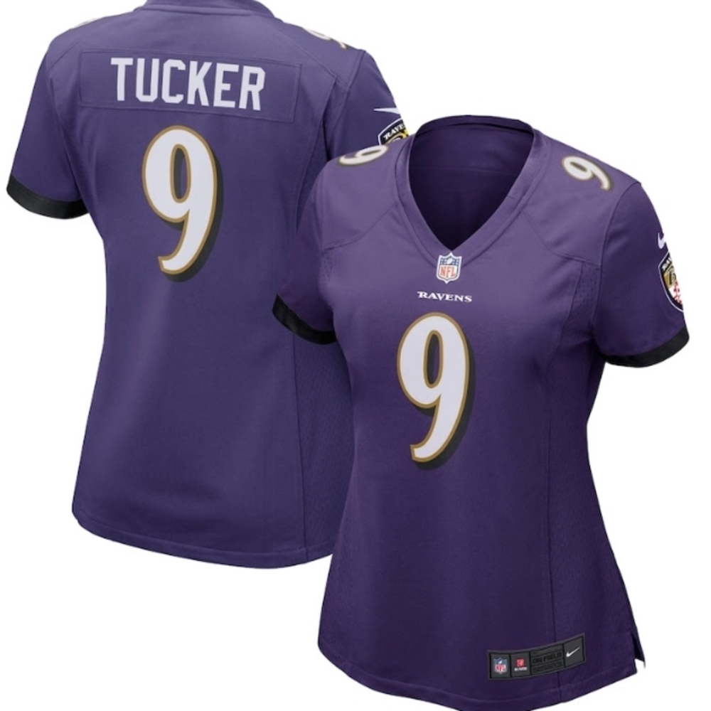 Baltimore Ravens Justin Tucker Jersey | Small | Nike Women's